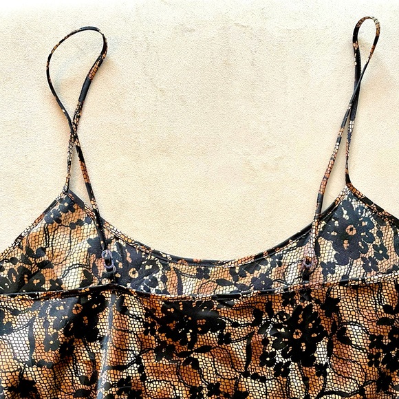 2pcs Satin Slip Dress & Belted Robe - Picture 4 of 5